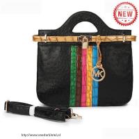 michael kors ostrich reliëf lock groot zwart clutches Hoenzadriel Shop i1jht279